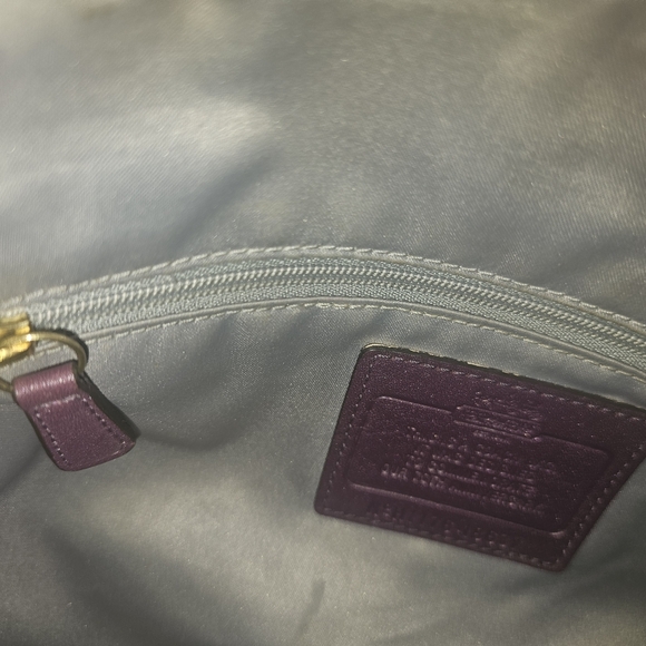 Coach Satchel Bag 18637 Madison Nylon Mahogany - Picture 6 of 10